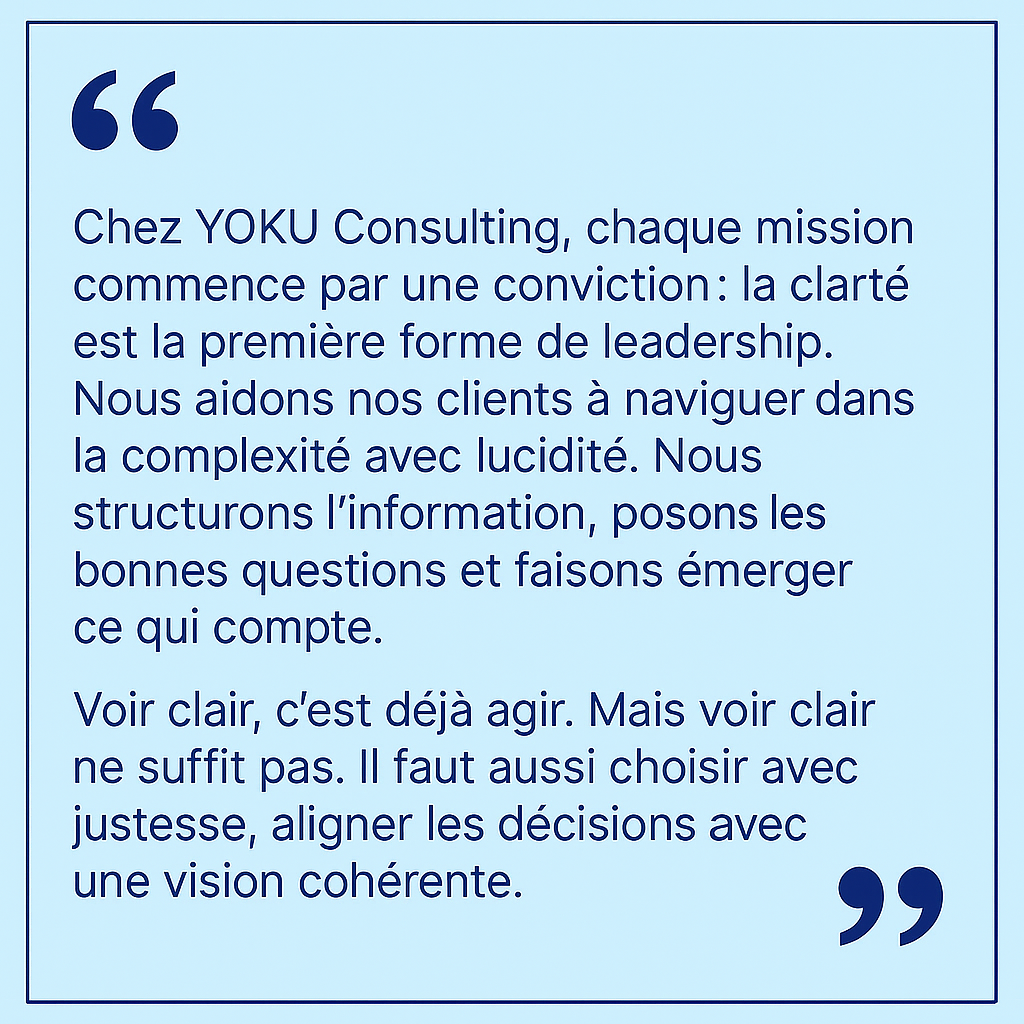 YOKU Consulting - Valeurs